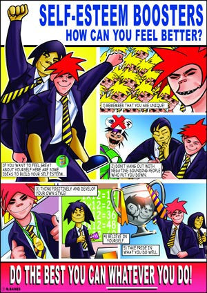 SELF-ESTEEM Poster Set (3 Different Posters)