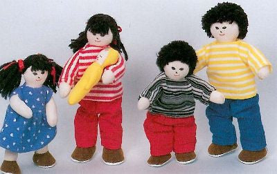 Soft 'Pose & Play' Doll Family (Asian)