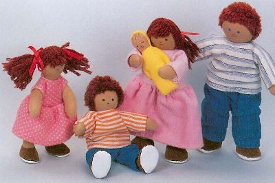 Soft 'Pose & Play' Doll Family (Hispanic)