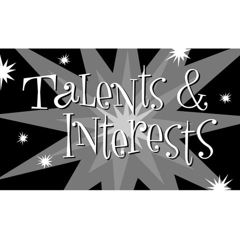 Talents & Interests Cards (High School Version)