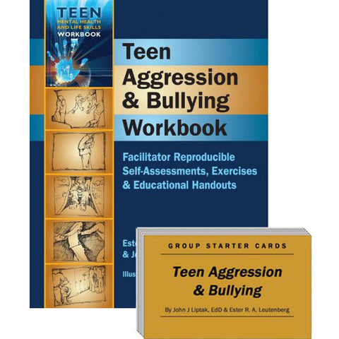 Teen Aggression & Bullying Set (Workbook & Group Starter Cards)