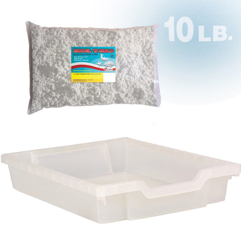 Stackable SENSORY Tray and 10 lbs. of MODEL 'N MOLD Sand