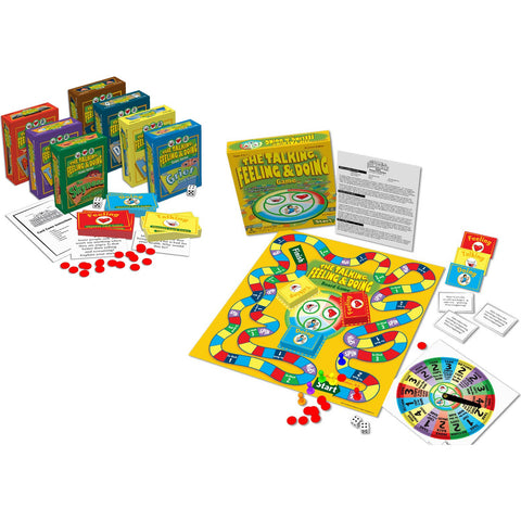 The Talking, Feeling, & Doing Game Package (Board Game & 7 Card Games)