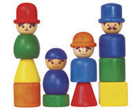 Thread Heads Wooden Block Family