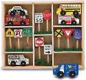 Wooden Community Vehicles & Traffic Signs