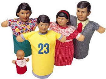 Vinyl-Headed Family Puppets (Hispanic)