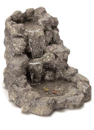 Miniature - Cascading Waterfall (with 3 Fish)