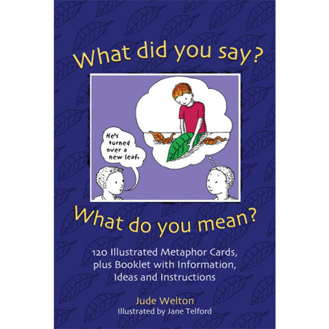 What Did You Say? What Do You Mean? Metaphor Cards