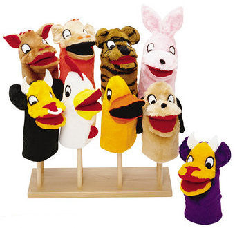 Wooden Puppet Stand