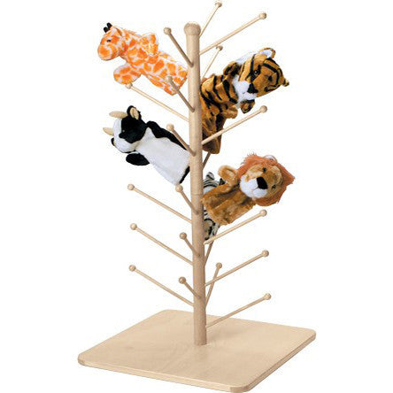 Wooden Puppet Tree (Holds 26 Puppets)
